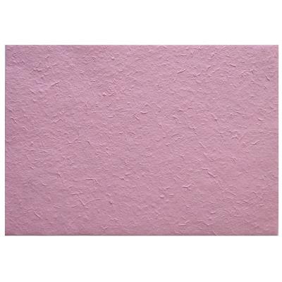 China Moisture-proof Colorful Eco-friendly Natural Material Mulberry Biodegradable Handmade Paper 110gsm Rose for sale