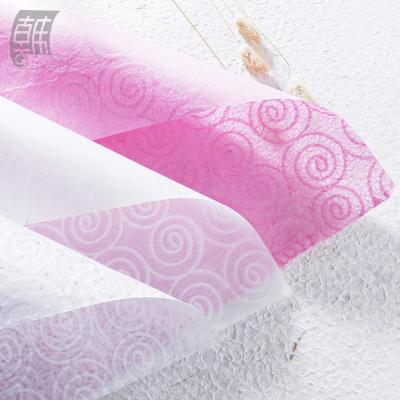 China Flower Gift Wrapping Waterproof Mulberry High Quality Patterned Tissue Paper for sale