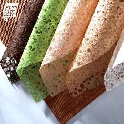 China Eco-Friendly Anti-Curb Water Resistant Textile Banana Fiber Natural Flower Wrapping Pape Rolls for sale