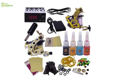 China Travel Power Supply Starter Tattoo Kits With Practice Skin / Tattoo Beginner Kit for sale