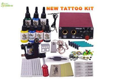 China Economic Mini Power System Starter Tattoo Machine Kits / Beginners Tattoo Set for sale