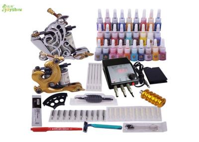 China Flat LCD Power Supply Professional Tattoo Kits , Tattoo Gun Starter Kits for sale