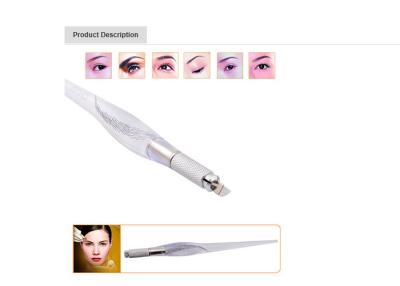 China Pro Manual Eyebrow Tattoo Pen In Crystal Handle For Beauty Salon , Eesy To Use for sale