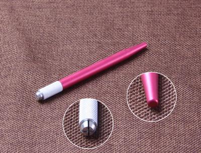 China Fashion Pink Manual Tattoo Pen For Artist  /  Eyebrow Embroidery Pen for sale