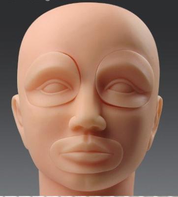 China 3D Head for Permanent Makeup Practice Dermis - Fake Skin For Eyes & Lips for sale