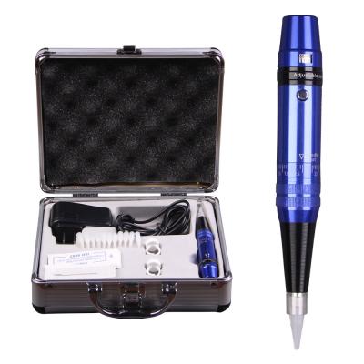 China Eyebrow Pen Style Tattoo Machine Chargable With Sterilized Makeup Needles for sale