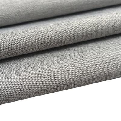 China 150D Fine Plain Cationic Two-Tone Bamboo Slub Style Mini Matt Fabric for Shirts Summer Clothing for sale