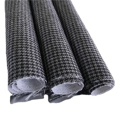 China Double-Layer Houndstooth Chivu Fabric for Autumn Winter Coat CHECK FABRIC Width 57/58 for sale