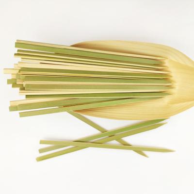 China Wholesale price export bamboo flat skewer non-stick standard long standard natural barbecue for sale