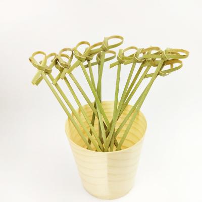 China New Arrival Non-stick Part Decorate Food Grade 12cm Disposable Bamboo Skewer Bulk 15cm for sale