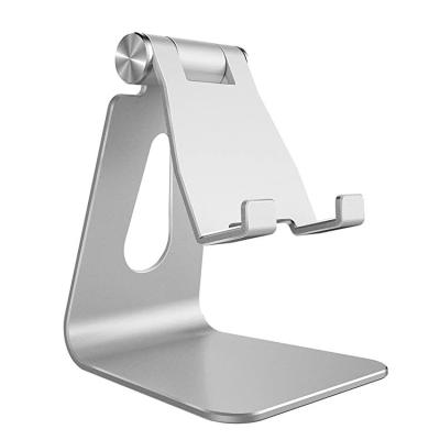 China Adjustable Adjustable Phone Stand Cell Phone Holder, Cradle Aluminum Desktop Stand for sale