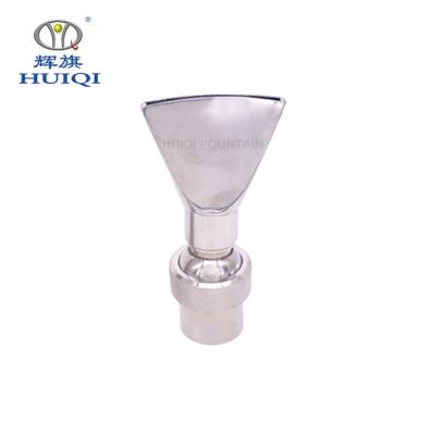 China MMS Fountain Adjustable Spout Hotel Stainless Steel Fan Dancing Water Spray for sale