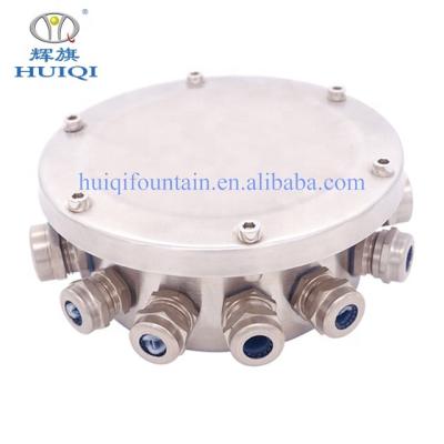 China HUIQI Stainless Steel Factory Supply IP68 Direct Connection Underwater Junction Box Waterproof and Affordable for sale