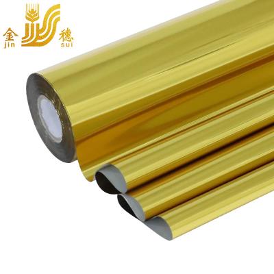 China JINSUI Silver Generic Gold Heat Transfer Film Foil Rolls Hot Stamping Foil For Paper And Plastic for sale