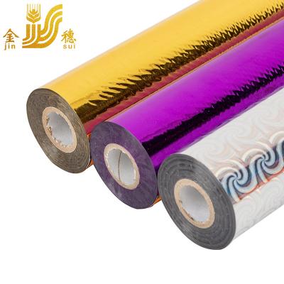 China JINSUI Laser Heat Transfer Paper Holographic Film Hot Stamping Foil for Paper and Plastic for sale