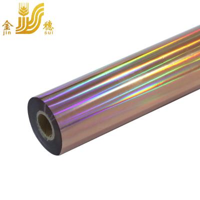 China JINSUI Paper High Quality Holographic Hot Stamping Foil For Food Package Printing for sale