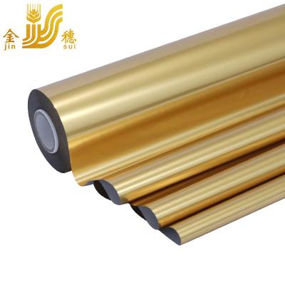 China JINSUI Best Quality BOPP Matte Paper Gold Hot Stamping Foil For Plastic for sale