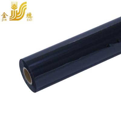 China JINSUI Paper / Plastic Makers Customized Size Black Color Matt Hot Stamping Foil For PVC And Plastic for sale