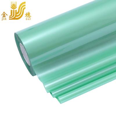 China High Quality Pearl Paper / Plastic Green JINSUI Hot Stamping Foil for sale