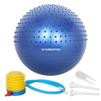 China Eco-friendly PVC 65CM Yoga Exercise Massage Balance Recovery Fitness Ball for sale