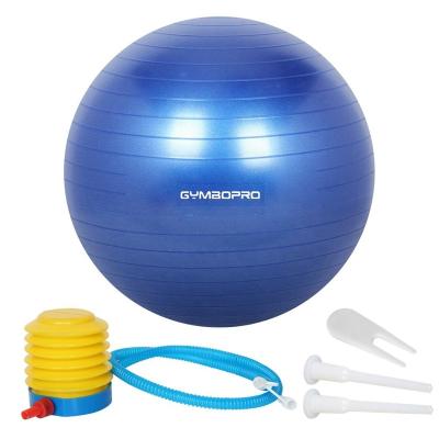 China 55CM Home Exercise Yoga Workout Fitness Yoga Ball New Eco-friendly Gym for sale