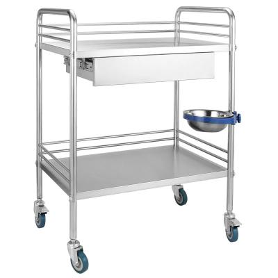 China SL-T37 Hospital Stainless Steel Trolley Hospital Trolley for sale