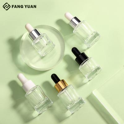 China New Style Small Cosmetic Oil Dropper Bottle 5ml 10ml 15ml 30ML 50ml Essential Oil Bottles Serum Glass Hair Oil Bottle for sale