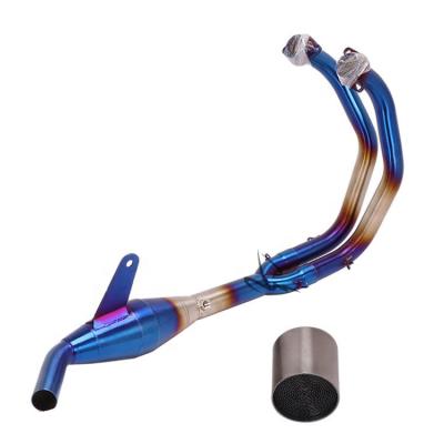 China Original High Quality Header Front Exhaust Elbow Pipe For Yamaha R3 R25 MT25 MT03 Motorcycle from Sanhang for sale