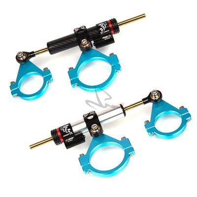 China New CNC Aluminum Motorcycle CNC Aluminum Steering Stabilize Wetter Bracket For CFmoto 250 SR 250SR Parts for sale