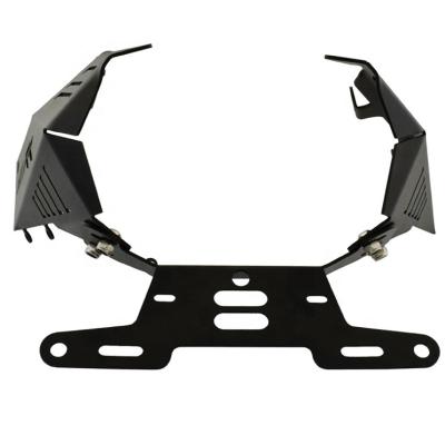 China Stainless Steel Motorcycle License Plate Frame Holder Tail Suppressor Registration Row Bracket For Honda CBR600RR 2007-2012 for sale