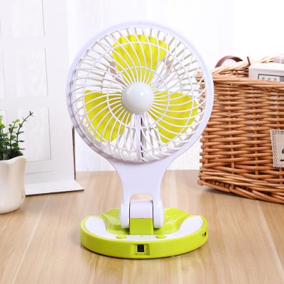 China With LED Emergency Fan LED With Portable Rechargeable LED Light Fan With Light for sale