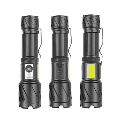 China Hot Sale XHP99 USB Rechargeable Tactical Light Emergency Flashlights Lamp Fishing Torch for sale