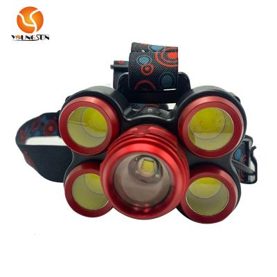 China Amazon Hot Sale Camping Lightweight Waterproof COB 350Lumens 230 Degree Wide Beam Headlight Flashlight for sale