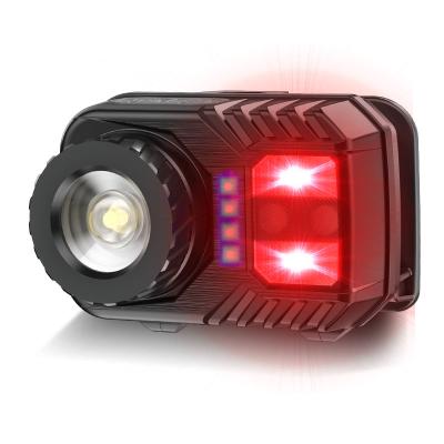 China Powerful Sensor Headlight USB Headlamp USB Rechargeable Camping Camping Fishing Headlamp for sale