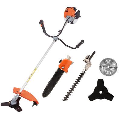 China 2-Stroke Gasoline 4 in 1 Multifunctional Brush Cutter Wood Cutting Machine Pole Saw Hedge Trimmer for sale