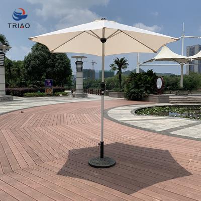 China Outdoor Poolside Deck Poolside Portable Anodized Aluminum Garden Umbrella Patio Umbrella for sale