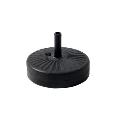 China Brand New Outdoor Furniture Water Or Sand Filled Round Beach Umbrella Stand HDPE Base for sale