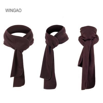 China New Arrival Thermal Windproof Fleece Neck Bandana Ski Neck For Women Men Simple Dyed Warmer Scarf For Skiing for sale