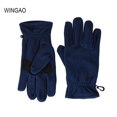 China Checked Men's Quick Travel Fleece Glove for sale