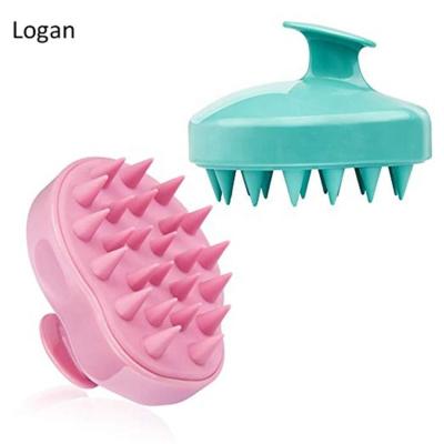 China Hot Sale Head Scalp Massager Shampoo Brush Silicon Shower Brush for sale