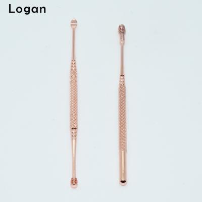 China New Arrival Ear Wax Remover Ear Wax Removal Set, Rose Gold Stainless Steel Earpick for sale