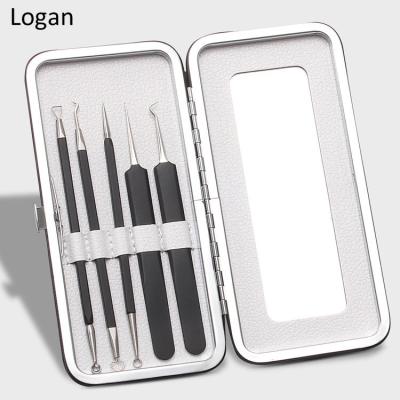 China Multifunctional Blackhead Remover Blackhead Remover Tool Kit Stainless Steel Skin Care Blemish Extractors for sale