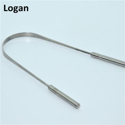 China 304 Stainless Steel Tongue Scraper New Arrival Tongue Cleaner Scraper for sale