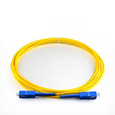 China FTTH FTTB FTTX Network FTTH ONU Fiber Optic Cable SC/UPC/APC/LC/FC/ST Patch Cord Single Core 3MM Single Mode 5 Meter OLT for sale