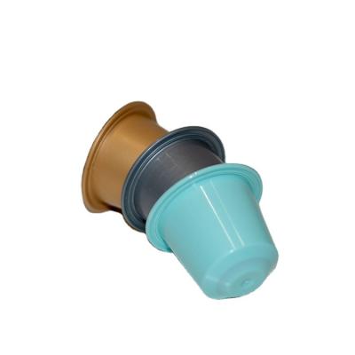 China Customizable Stored PP Logo Coffee Capsule Disposable Nespresso Coffee Capsule Cups With Lids for sale