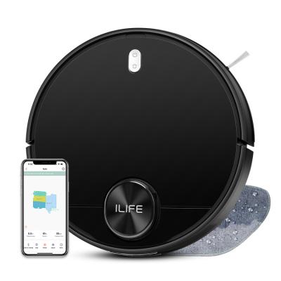 China Hotel ILIFE A11 4000Pa Strong Suction LDS Laser Radar CLICK Laser Navigation WiFi APP Control Alex 5200amh Battery Robot Vacuum Cleaner Mop for sale