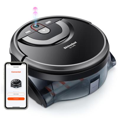 China ILIFE Shinebot W450 hotel robot vacuum cleaner mop wifi support Alexa and Google home control washing vacuum robot cleaner for sale