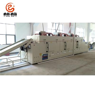 China Food Processing Air Power Tunnel Hot Air Drying Machine for High and Low Temperature Drying Garlic Apple Jujube Ginger Mango Leaf for sale