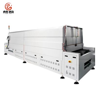 China SCO-5-4DW Air Convection Convection Conveyor Belt Tunnel IR Oven Continuous Drying Hot Dryer Machine for sale