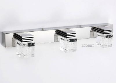 China Contemporary 3W led  over mirror bathroom wall light surface mounting crystal lamps for sale